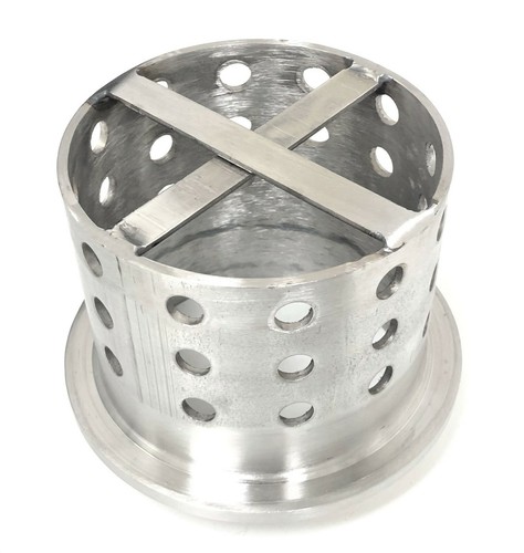 Perforated flask 4 - 4", 4"