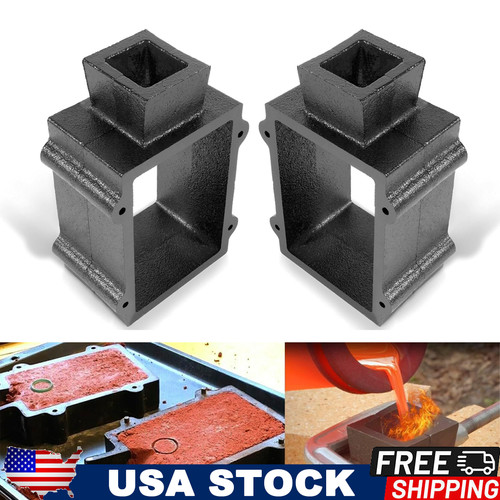 Part cast iron flask mold - 2-part,